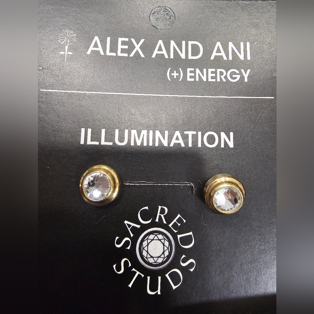 ​Alex and Ani Sacred Studs Post Earrings – Crystal Color Therapy (Illumination)